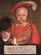 Hans Holbein Edward VI as a child oil painting artist